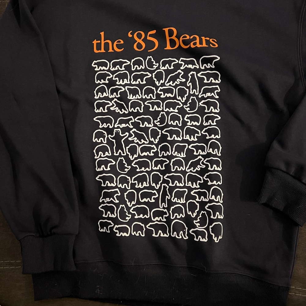 ‘85 Bears Chicago Bears Navy Sweatshirt